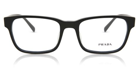 Prada PR 06UVF Asian Fit 1AB1O1 Eyeglasses in Black